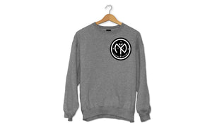 Adult's Sweatshirt - (Gray, Black & White)