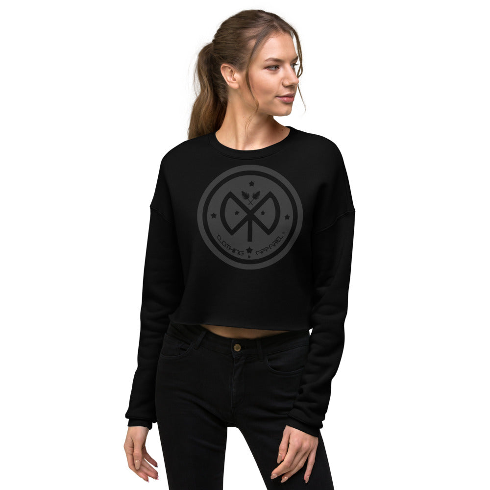 Signature Brand Crop Sweatshirt